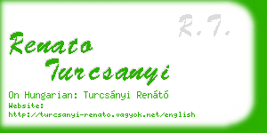 renato turcsanyi business card